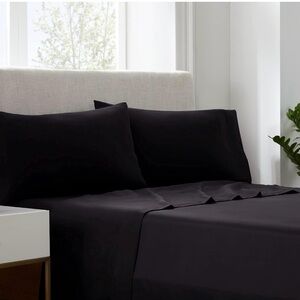 Serta Perfect Cool Black Queen 6 Pc Sheet Set